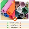 Orange 6mm Eva Foam Sheets, Halloween Crafts Foam, 49"x13.9" Eva Foam Roll High Density 86kg/m3 for Cosplay Supplies, DIY, Cards Making,School