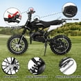 Gpower Gasoline 49cc Dirt Bike for Kids 6-15,2-Stroke Gas Power Mini Dirt Bike,1-Seater,Black