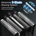Mini Electric Razor for Men, Fast Rechargeable Foil Shaver for Beard/Face, IPX7 Waterproof for Travel & Home, Light Gray