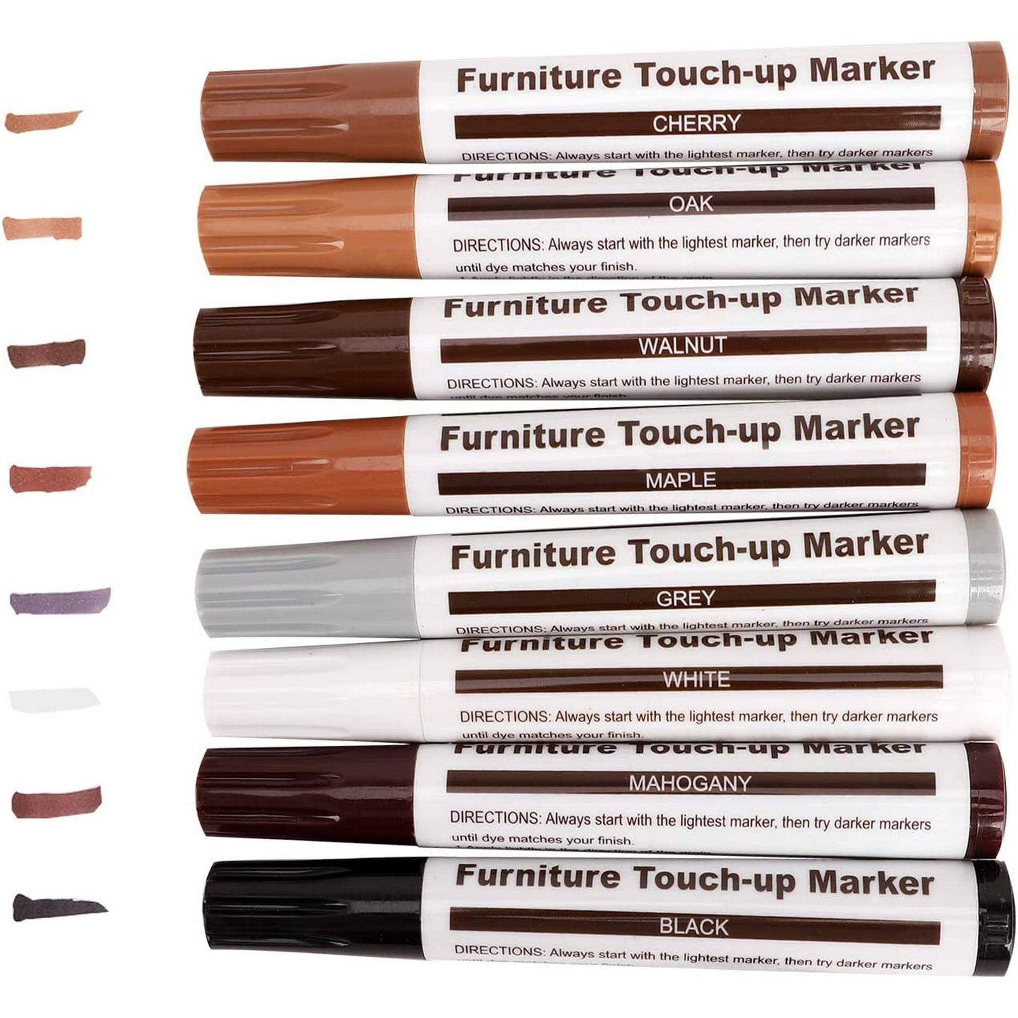 Furniture Repair Kits 17PCS Wood Markers Wax Sticks, For Stains, Scratches, Wood Floors, Tables, Desks, Carpenters, Bedposts, Touch Ups, And Cover Ups