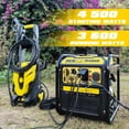 Aceup Energy 4500 Watt Open Frame Inverter Generator, Gas Generator 223CC RV-Ready, 4000W Generator EPA Compliant