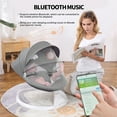 Baby Swing for Infants, OEIKPFN Bluetooth Baby Bouncer for Babies 0-9 Months with 5 Speed, Gray