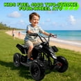 Gpower 49cc Mini Gas ATV for 5-13 Kids with 2-Stroke Pull Start,4-Wheeler with Disc Brake ATV,6"Tires