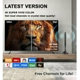 TV Antennas for Smart TV Indoor HD Digital New Antenna Long Range Reception Outdoor with Amplifier Signal Booster for Local Channels Supports 4K 1000+Mile range for Free Channels