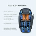 Full Body Massage Chair,Shiatsu Recliner with Zero Gravity,Bluetooth, Heat Therapy, Black