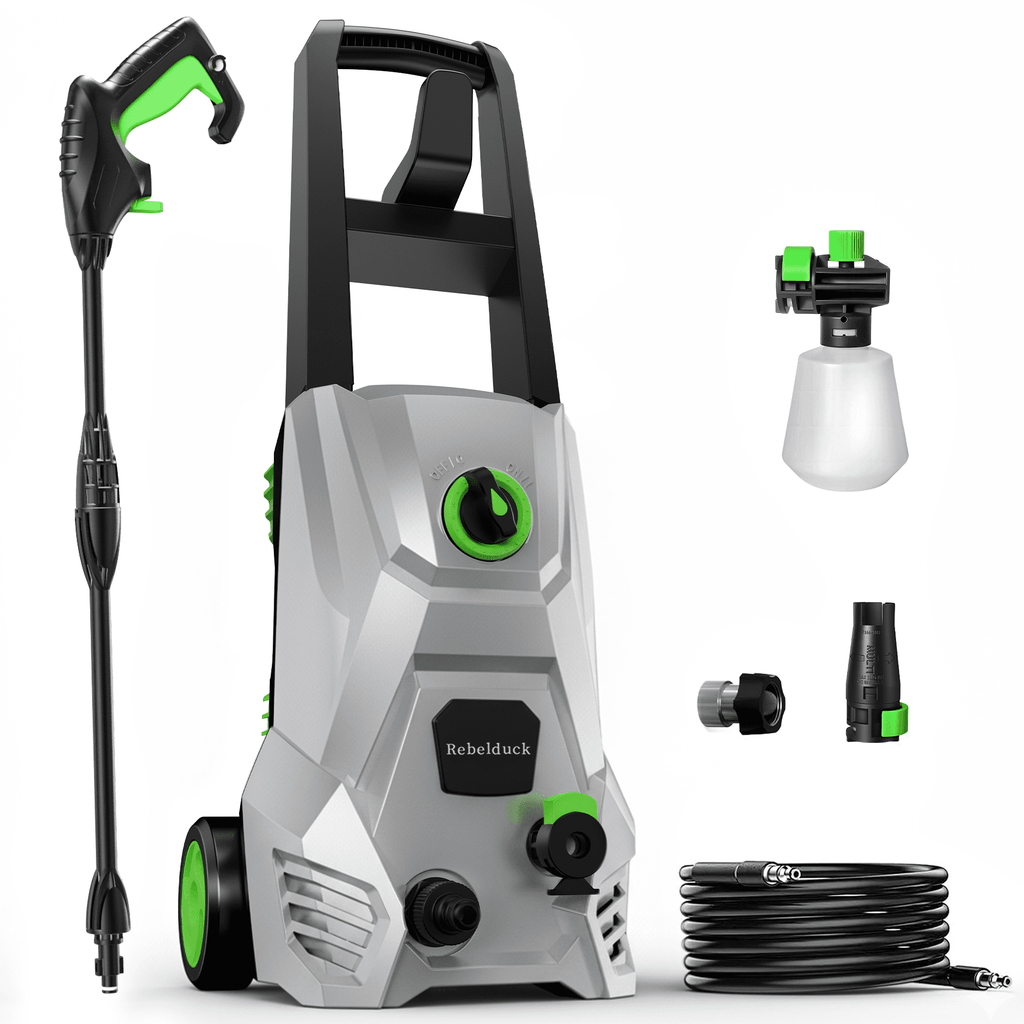 4000 PSI Electric Pressure Washer Max 2.6 GPM Power Washer with Adjustable Nozzle 0-120°,Foam Cannon 35FT Power Cord 20FT Hose for Car Garden Yard Hom