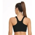 WQD 2 Pack Yoga Sports Bras for Women High Impact Padded Wirefree Seamless Support for Yoga Running Training Gym Workouts