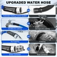 Ktoebyco 15FT Heated Water Hose for RV, Self-Regulating Anti-Freeze Hose -45°F, Lead & BPA Free