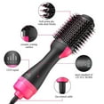 One Step Hair Dryer and Volumizer Hot Air Brush, 3 in 1 Hot Air Brush Comb for Fast Drying Unique Brush