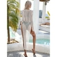 Swimsuit Coverup for Women 2025 Summer Hollow Out Crochet Bathing Suit Swimwear Beach Cover Up