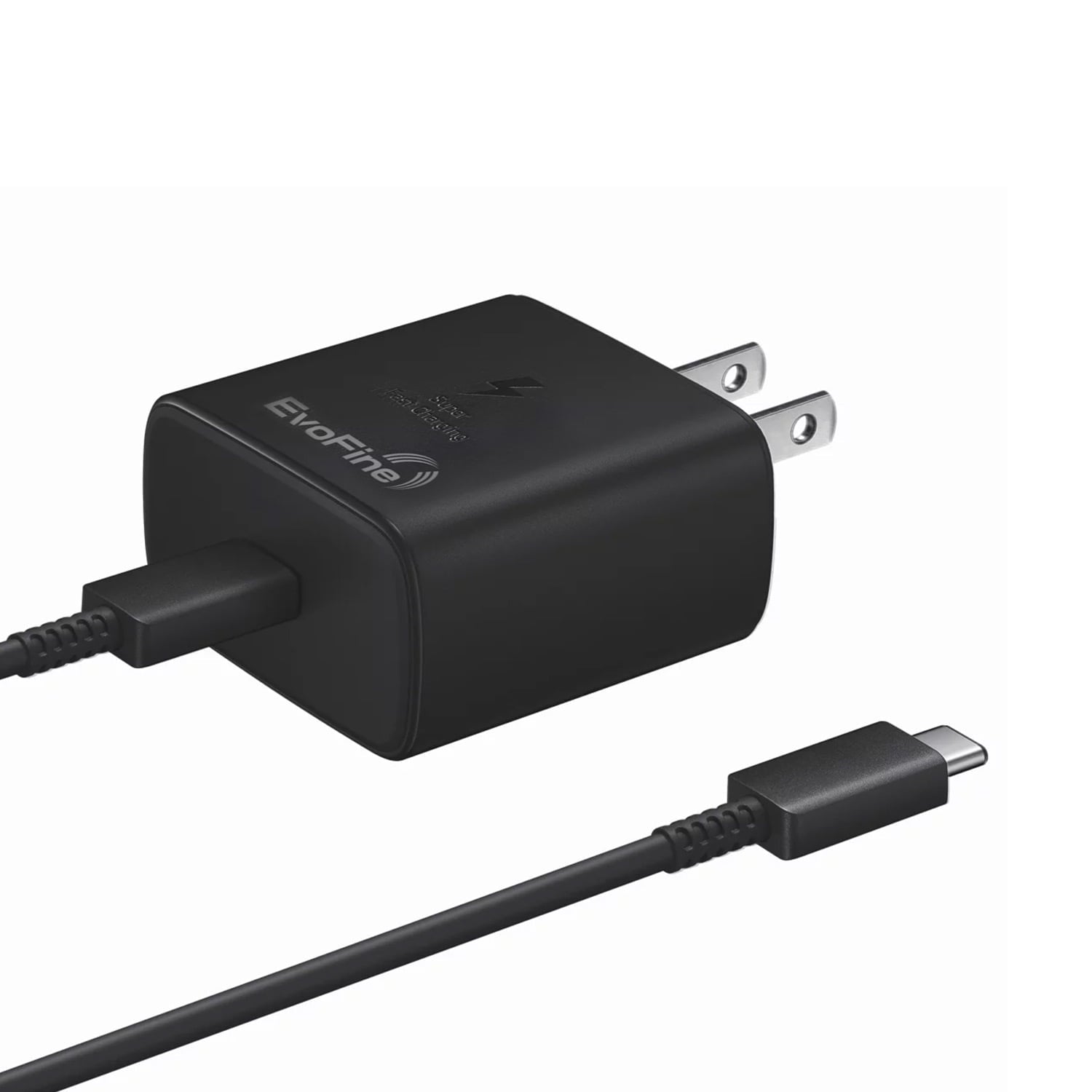 EvoFine Samsung Changer 45W USB-C Super Fast Charging Wall Charger with 5A Cable - Completable with Samsung Galaxy S23/ s22 Ultra/ S22/ S22+/ S21/ S20 /Galaxy and more