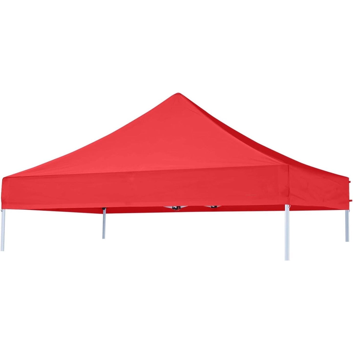 SUSUZI 10x10 Top Replacement Cover for Pop Up Canopy, Canopy Tent Top Cover, Red