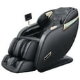 MassaMAX 2025 Version Full Body Massage Chair, Zero Gravity Recliner with Yoga Stretch, SL Track, Airbags, Heating, and Foot Massage, Black/Gold