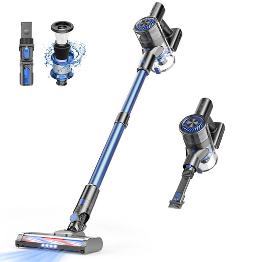 ONSON Cordless Stick Vacuum Cleaner, Powerful Suction Lightweight Vacuum Cleaner for Hard Floor 05