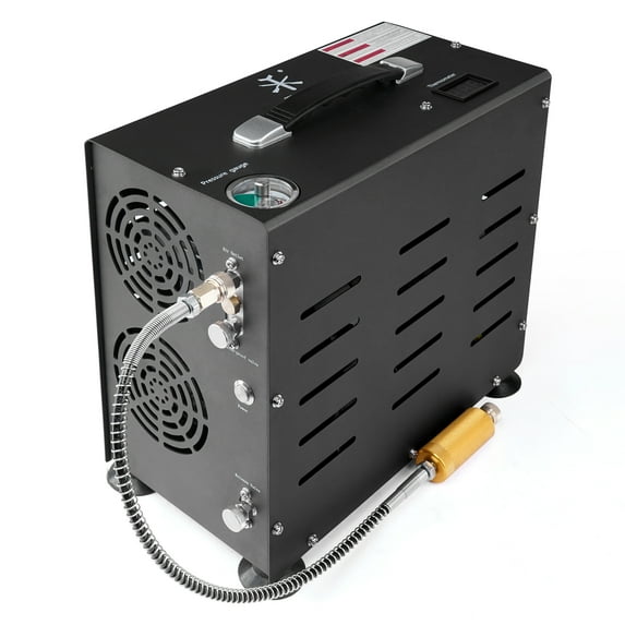 TUDIVING PCP Air Compressor, 4500psi/300bar Auto stop 800W Air Compressor, Oil/Water Free Portable