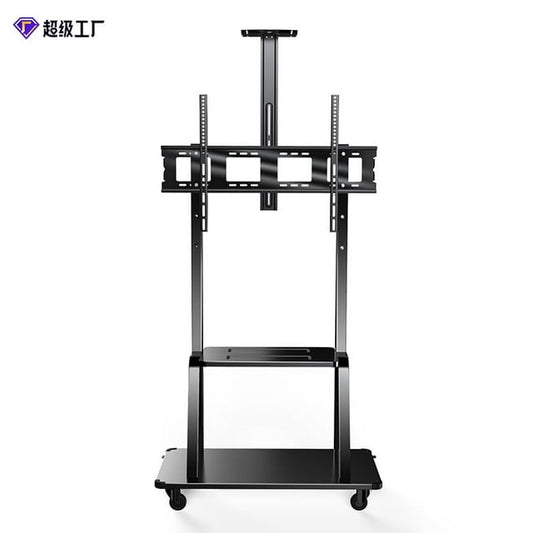 TV Stand Rolling TV Stand on Wheels for 23 to 60 inch Flat Panel Screen TVs, Metal TV Cart for Living Room