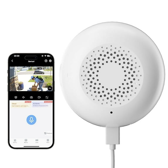 Window Camera - Replaces Outdoor Cameras, 2.4/5GHz Wi-Fi Indoor Cameras for Home Security, 3MP Resolution, Color Night Vision, 24/7, SD/Cloud Storage, Work with Alexa