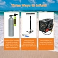 TUDIVING Mini Scuba Tank with Snorkel Mask, 0.5L Portable Small Diving Tank with High Pressure Hand Pump for Snorkeling