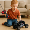 Remote Control Car, Rc Cars for Boys Age 6-8, 1:20 Scale off Road Car Toy with Rechargeable Batteries, Remote Control Monster Truck, Red