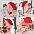 Red Light Therapy for Face and Body, Red Infrared Light Therapy Lamp with Stand Led 660nm & 850nm Infrared Light Device for Body