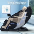MassaMAX 2025 4D Massage Chair, Zero Gravity Full Body Yoga Stretch Massage, with Calf & Lower Back Heating,Bluetooth, Black