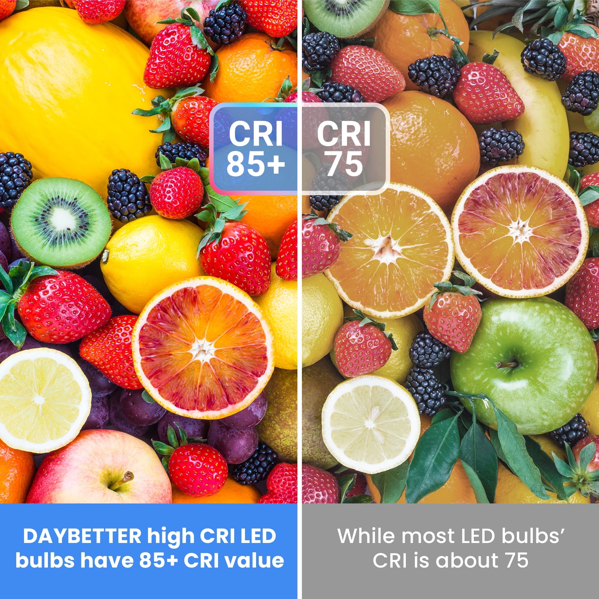 DAYBETTER 3 Way LED Light Bulbs,40 60 100W Equivalent,Daylight White 5000K 3 Way Light Bulbs,500lm 1000lm 1500lm,A19 Three Way Light Bulbs,E26 Base 3-Way Light Bulbs,2 Pack.