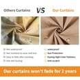 Covered Outdoor Gazebo Curtain Replacement Universal 4-Panel Sidewalls 11' x 13', Outdoor Gazebo Privacy Curtains with Zipper (Curtain Only)