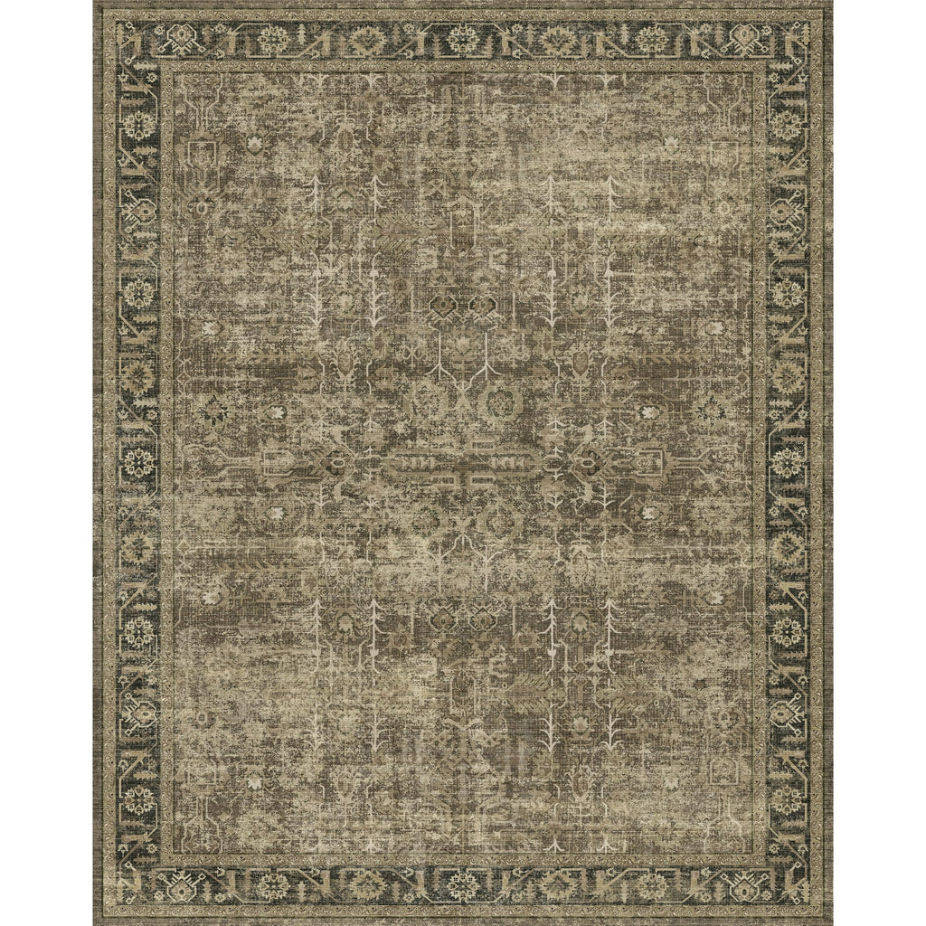 WIPONKEN 8x10 Area Rugs for Living Room Bedroom Dining Room Office Farmhouse, Machine Washable Non Slip Vintange Persia Rug
