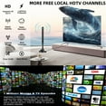 TV Antennas for Smart TV Indoor HD Digital New Antenna Long Range Reception Outdoor with Amplifier Signal Booster for Local Channels Supports 4K 1000+Mile range for Free Channels