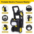Aceup Energy 4000 PSI 2.6GPM Portable Electric Pressure Washer for Cars Fences Patios Driveways, Lightweight