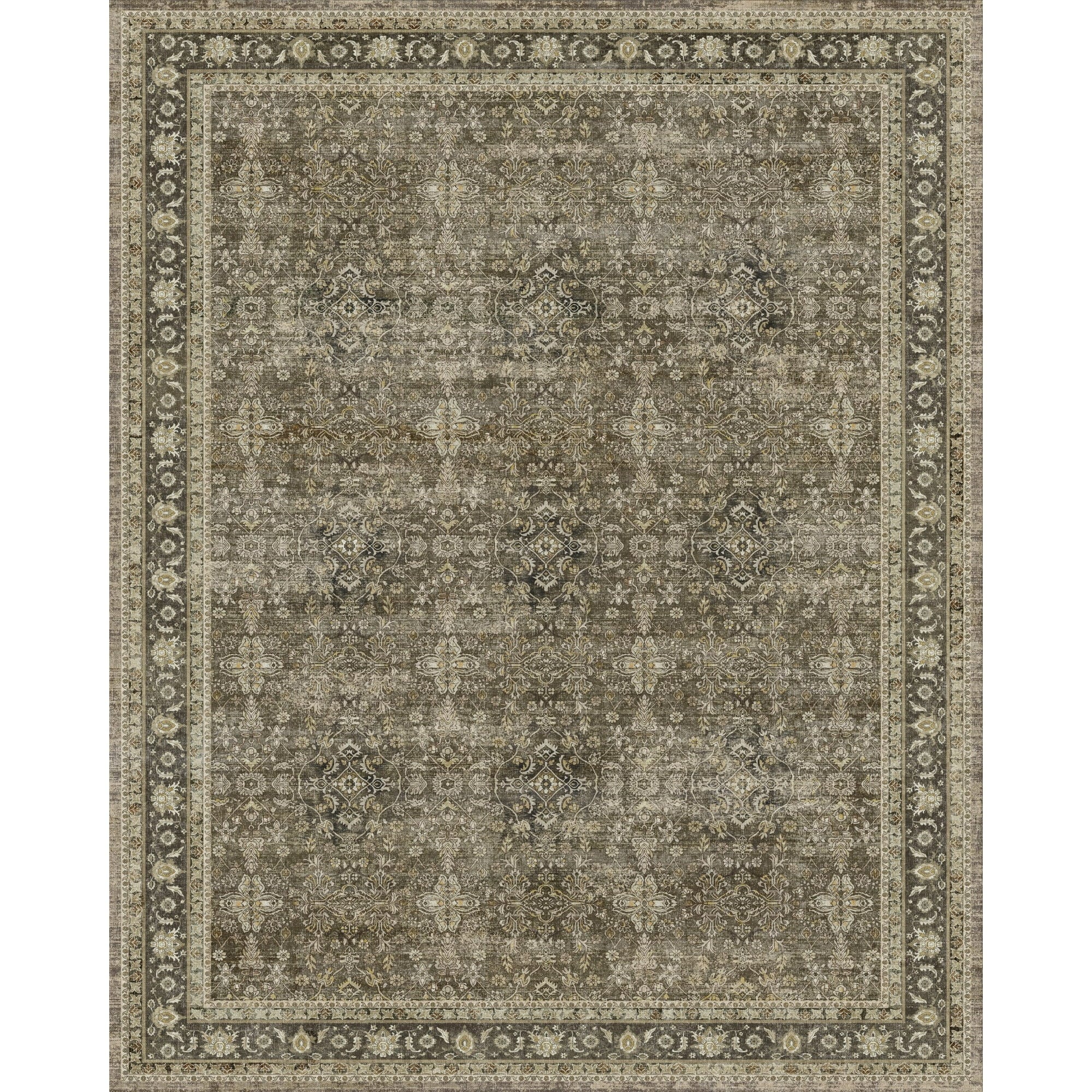 WIPONKEN 8x10 Area Rugs for Living Room Bedroom Dining Room Office Farmhouse, Machine Washable Non Slip Vintage Persia Rug