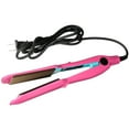Hair Crimper, Jungle Wave Professional Crimping Iron and Waver Ceramic Curling Iron, Rose Red